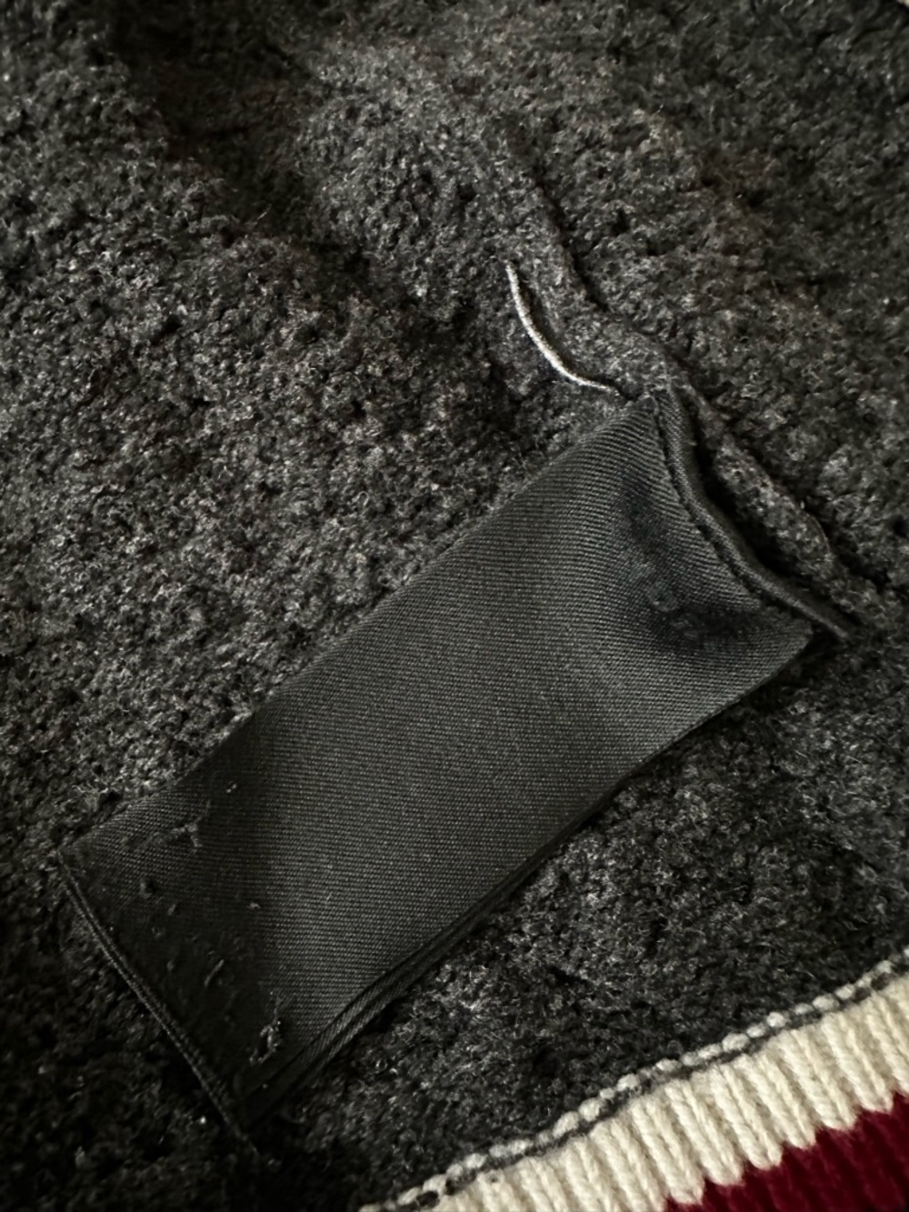 Sandro Monogram  varsity stripe Cardigan Medium - Picture 12 of 14